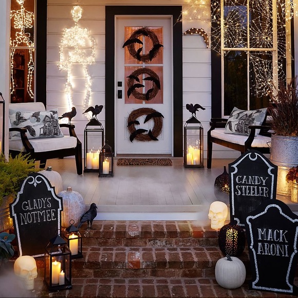 Pottery Barn Holiday Pottery Barn Haunted House With Crows And